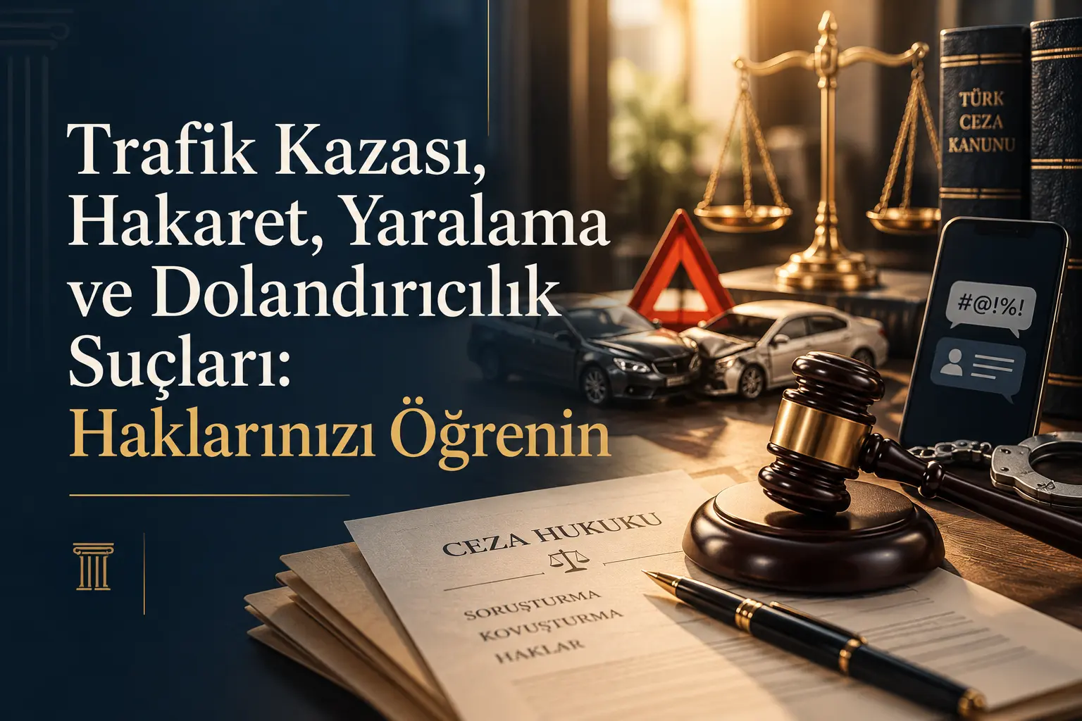 trafik kazası hakaret suçları davası